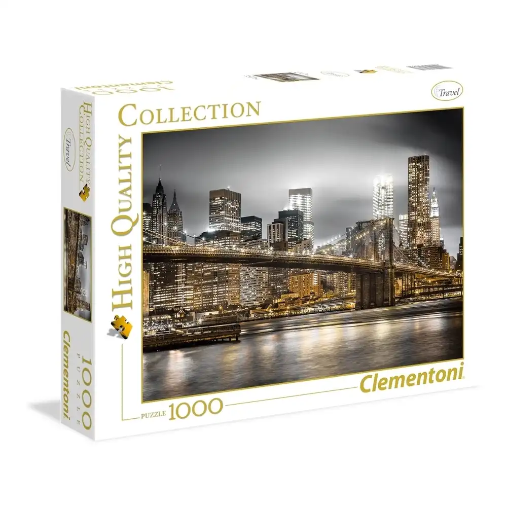 Clementoni - Puzzle HQ New York Skyline (1000pc) - 39366