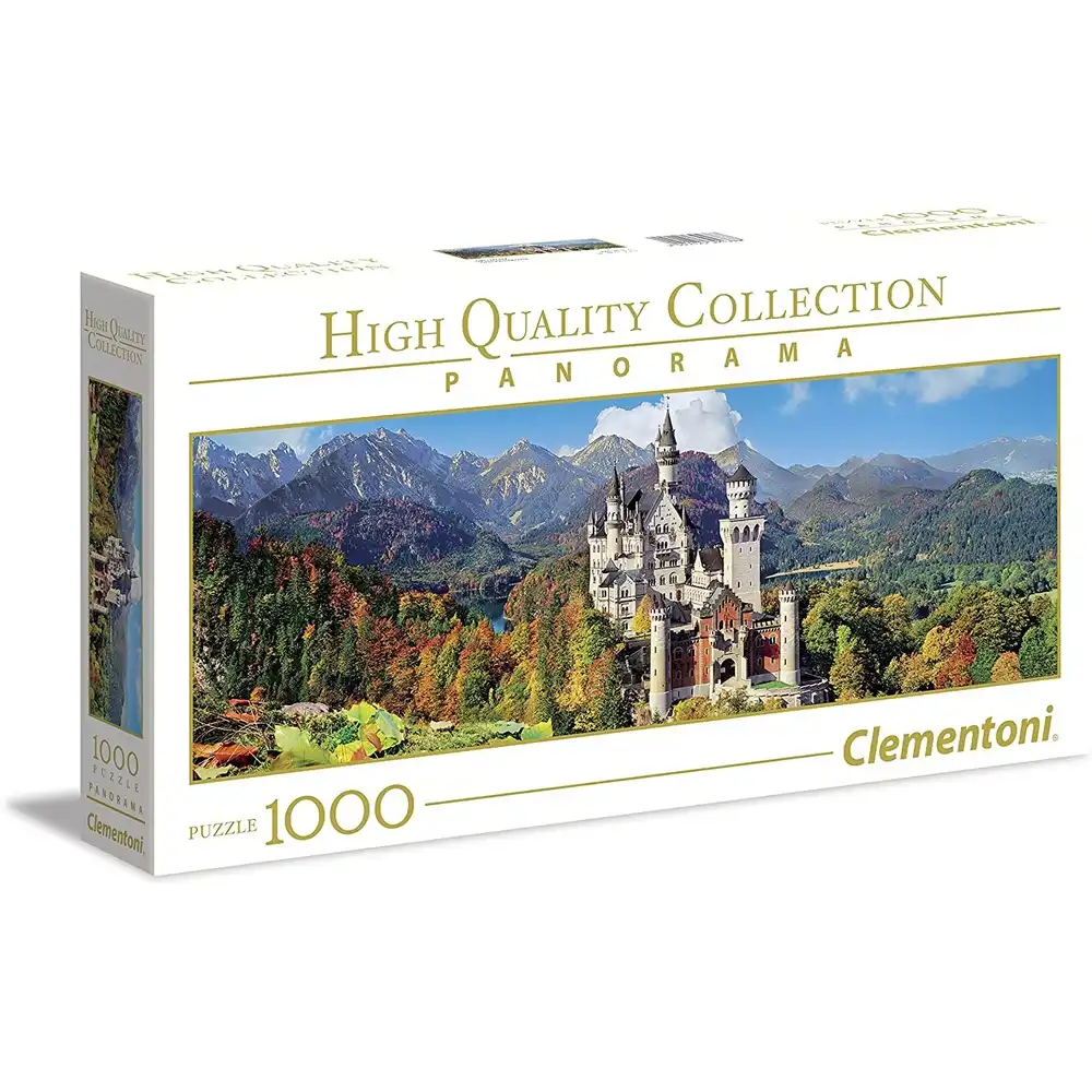 Clementoni - Neuschwanstein Castle Panorama Puzzle 1000 Pieces - 39438