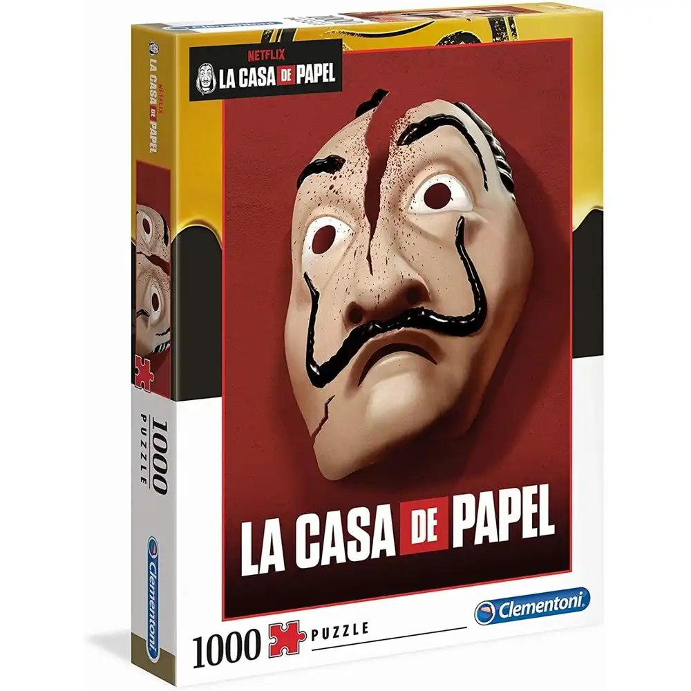 Clementoni - La Casa De Papel The Money Heist Puzzle 1000 Pieces - 39533
