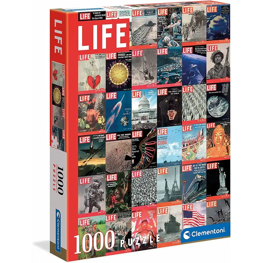 Clementoni - Life Magazine Covers Puzzle 1000 Pieces - 39636