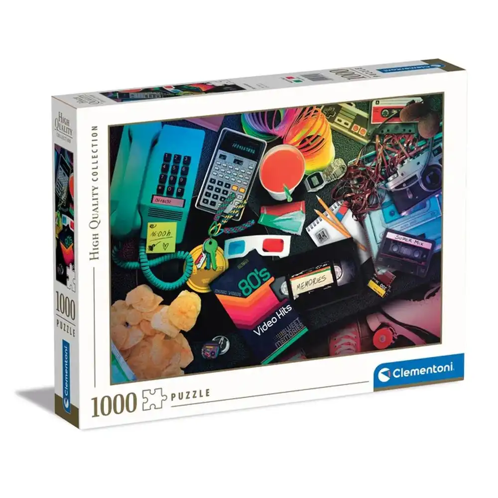 Clementoni - 80S Nostalgia Puzzle 1000 Pieces - 39649