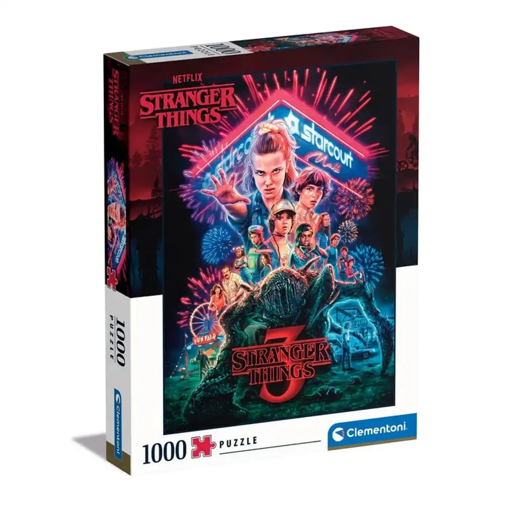 Clementoni - Stranger Things 3 Puzzle 1000 Pieces - 39653