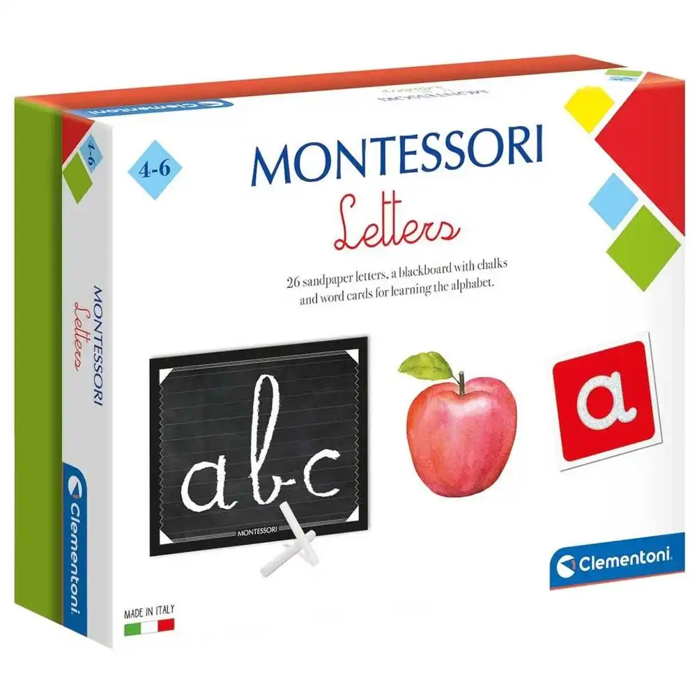 Clementoni - Montessori Letters Educational Game - 61505