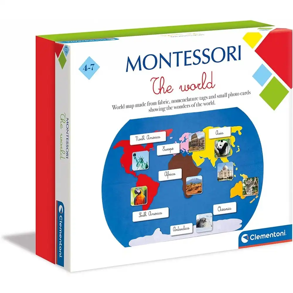 Clementoni - Montessori The World Educational Game - 61506