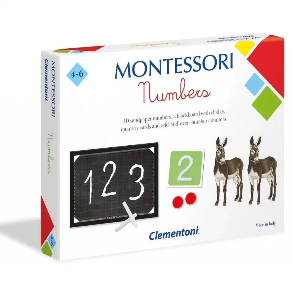 Clementoni - Montessori Numbers Educational Game - 61889