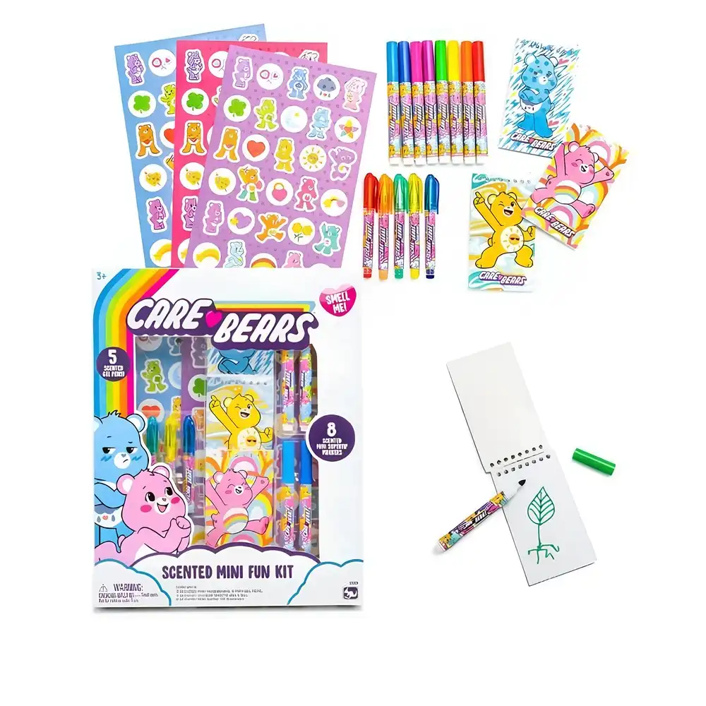 Kangaru - Care Bears Scented Mini Fun Kit 8 pens- 17021