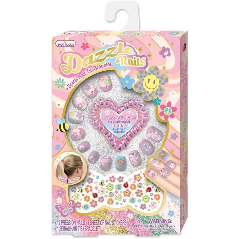 Hot Focus Dazzle Nails Set - 030GF