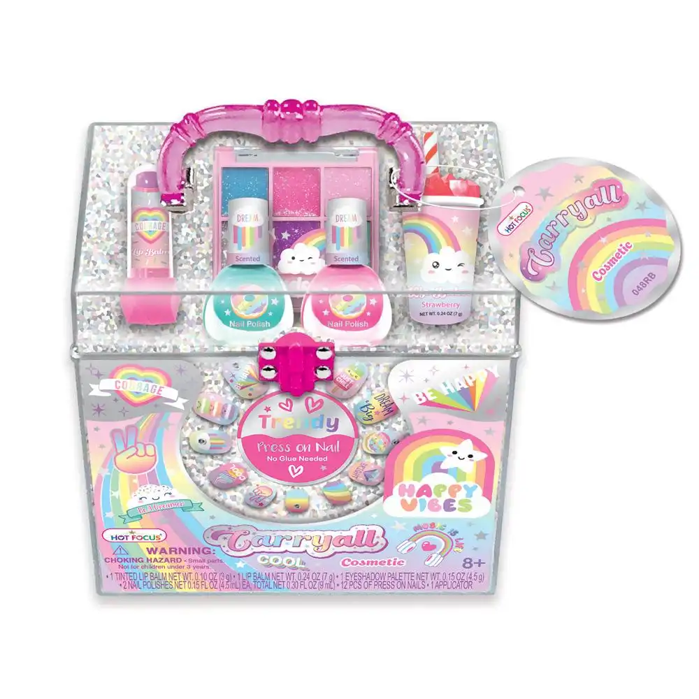 Hot Focus - Rainbow Carry All Cosmetic Set - 048RB | Toyagator
