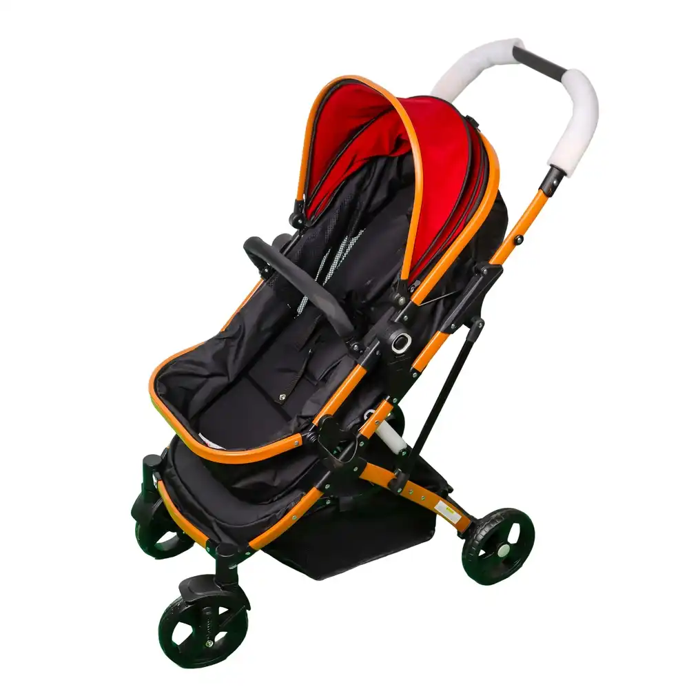 Baby Stroller 2 in 1 Highland Stroller Red - A8188S-1