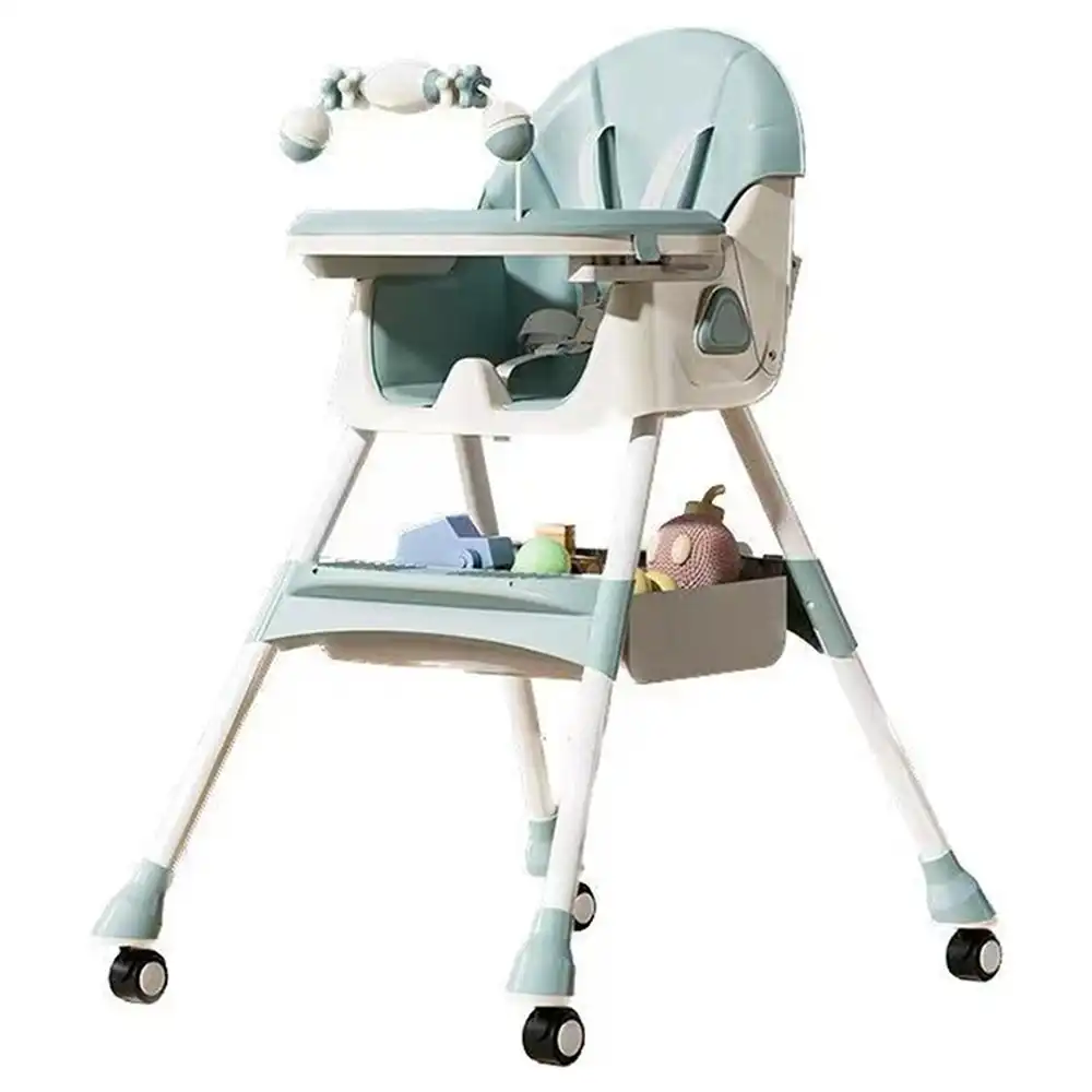Feeding Dining Leather Chair 2 Levels and Toys - E560
