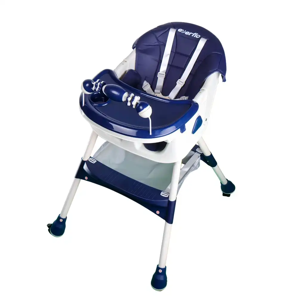 Feeding Dining Leather Rocking Chair with Toys and Moving Back - E660