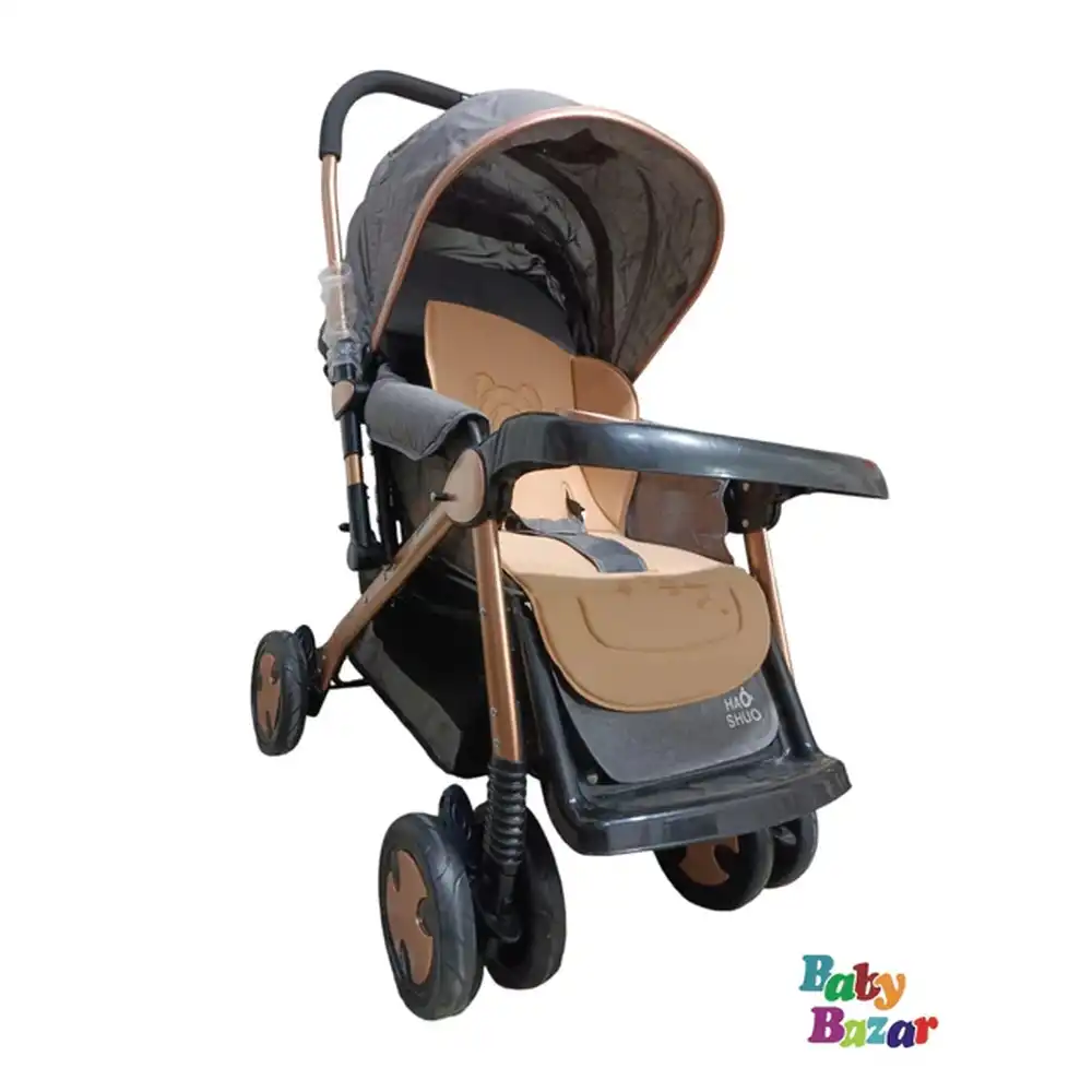 Big Baby Stroller for Kids Black - T965D