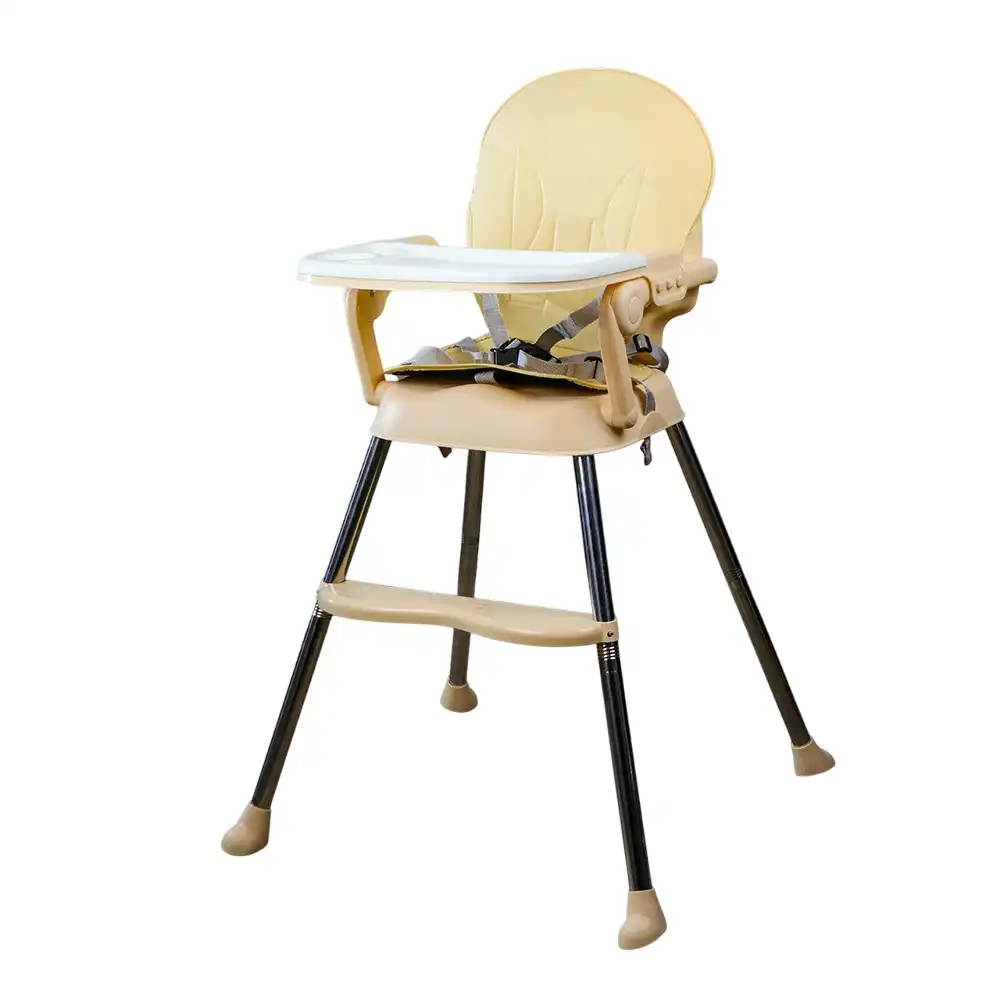 Feeding Dining Leather Chair 2 Levels Biege - DT-CY0501C