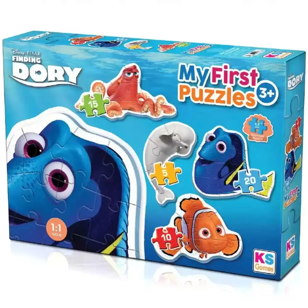 KS Games - Dory 4 in 1 My First Puzzles (5+10+15+20) Pieces - DR10304