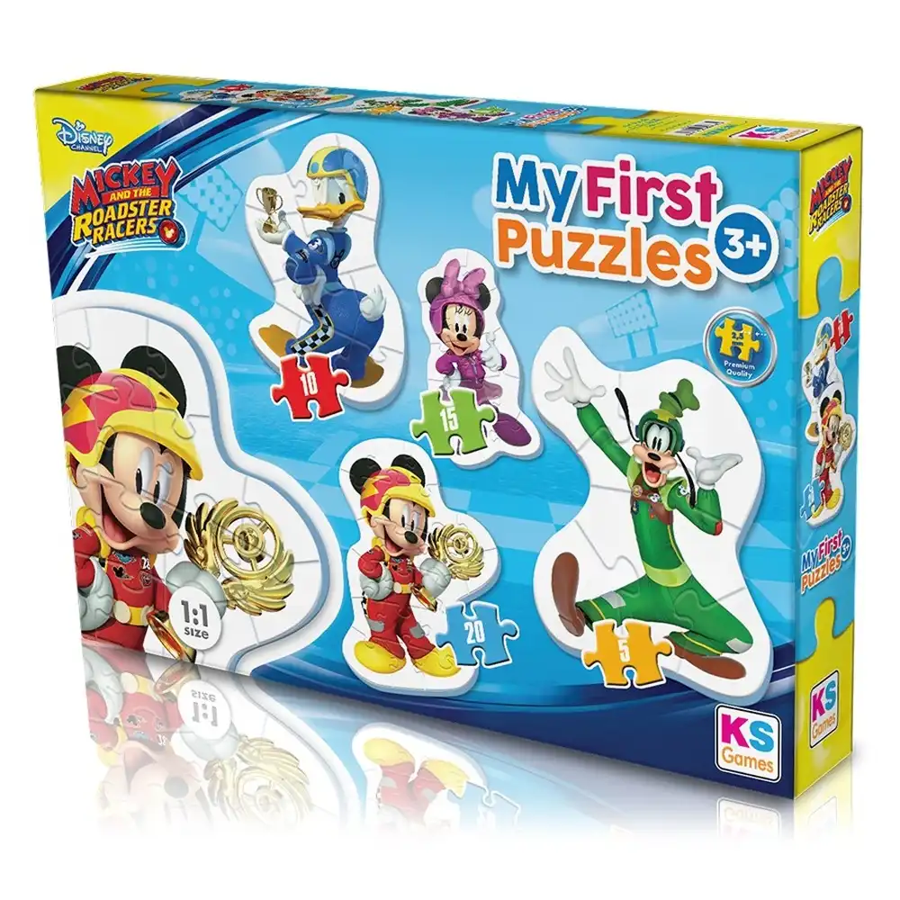 KS Games - Mickey Mouse 4 in 1 My First Puzzles (5+10+15+20) Pieces - MCH10304