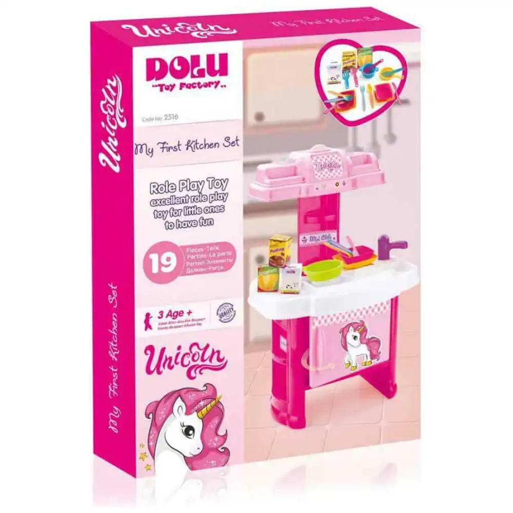 Dolu - 19 Pcs Unicorn My First Kitchen - 2516