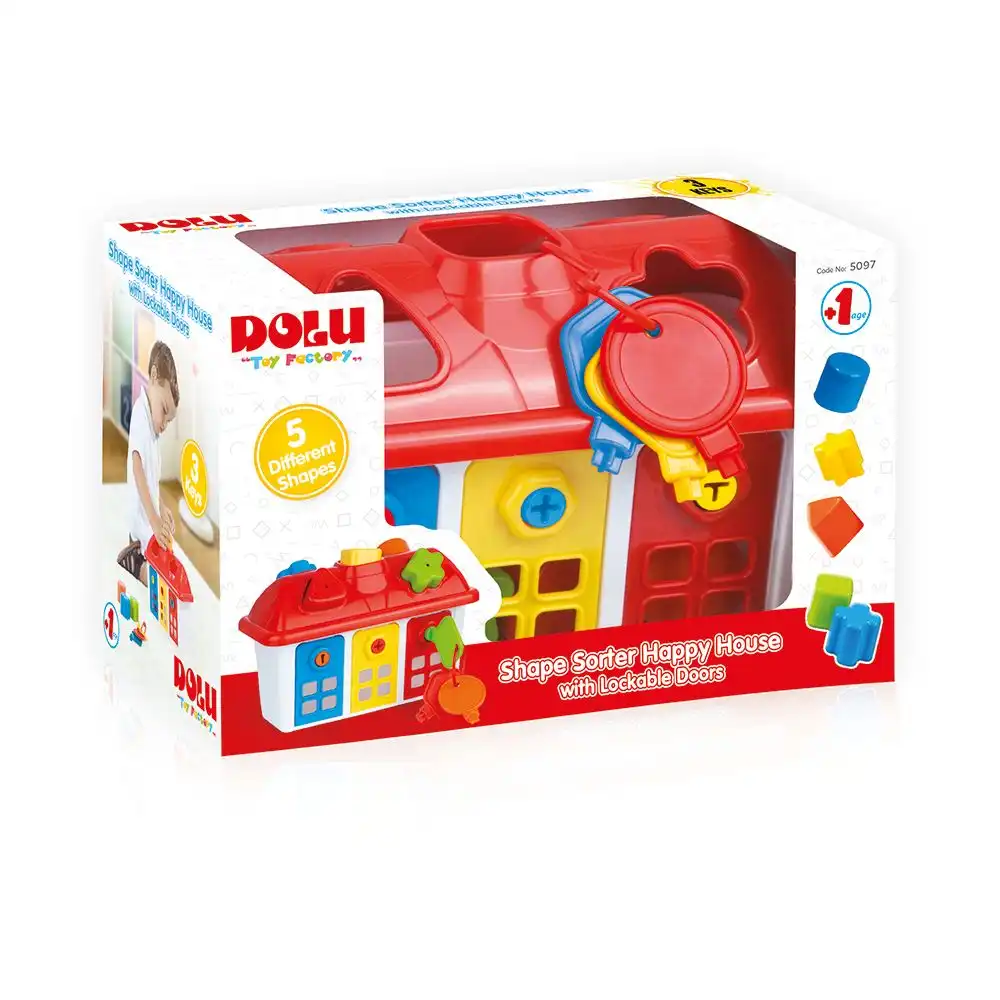 Dolu - Sorter Happy House With Lockable Door - 5097