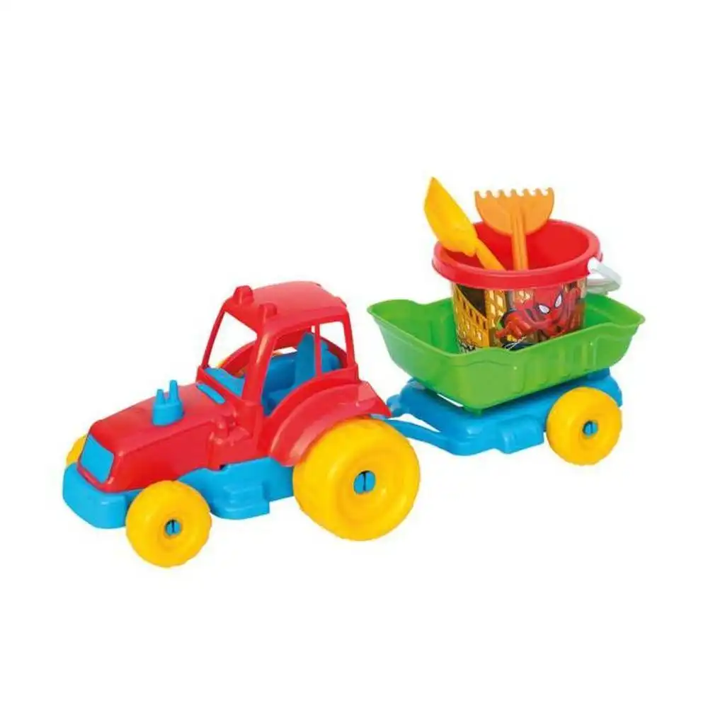 Dede - Spiderman Tractor Beach Set - 3514