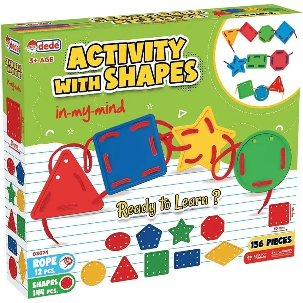 Dede - Activity with Shapes 156 Pieces - 03674