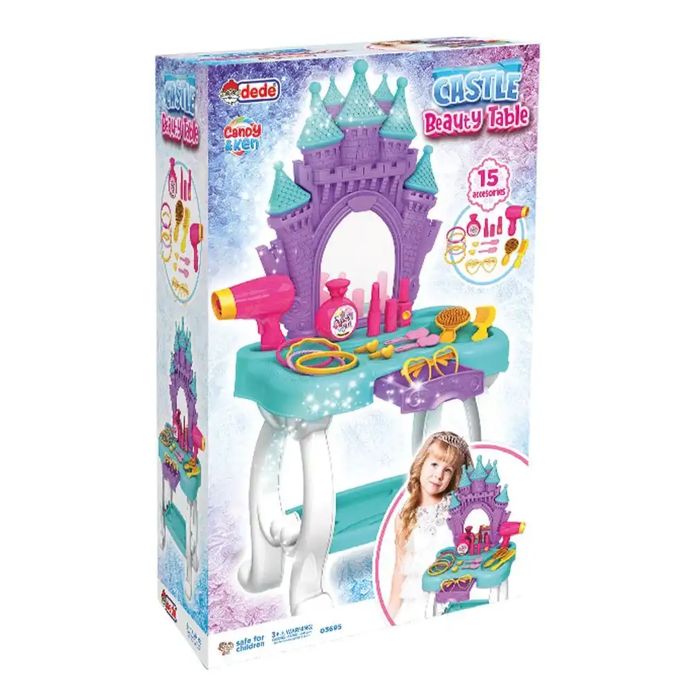 Dede - Castle Beauty Table With 15 Accesories - 3695