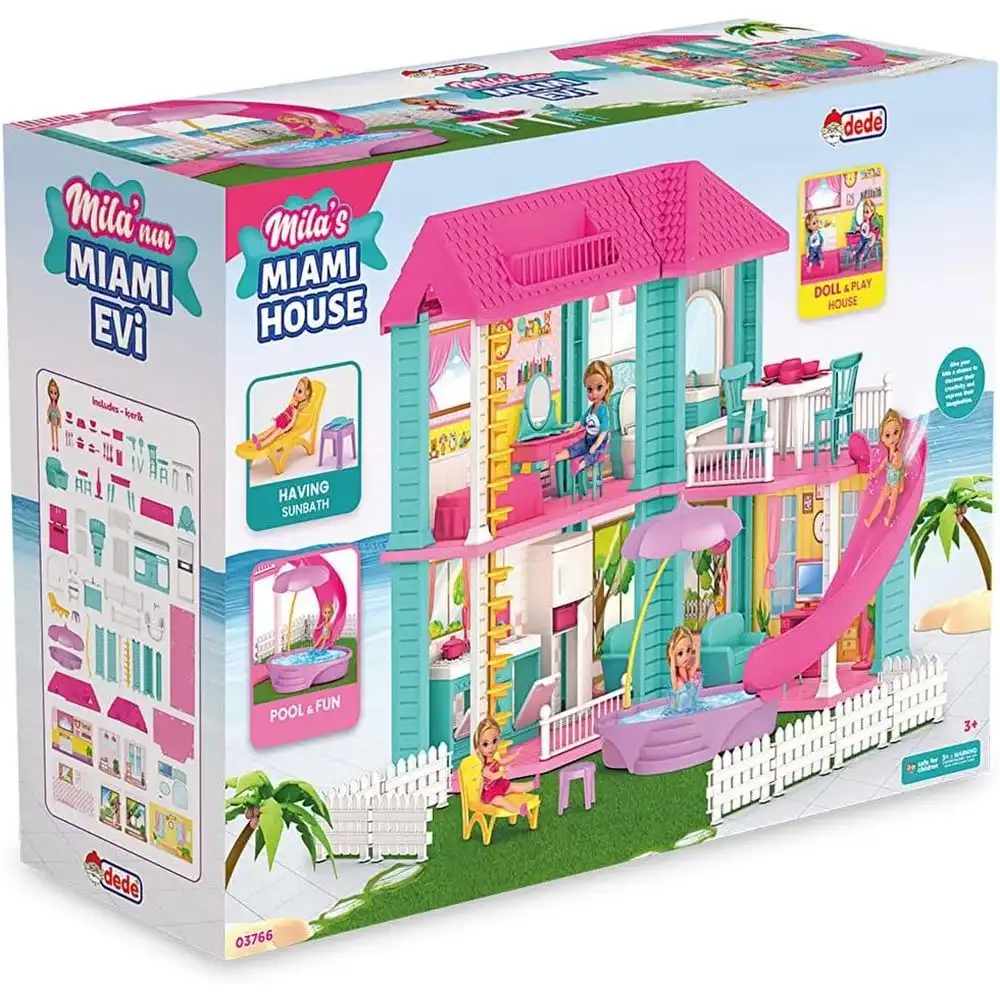 Dede - Mila's Miami House With Accesories- 3766