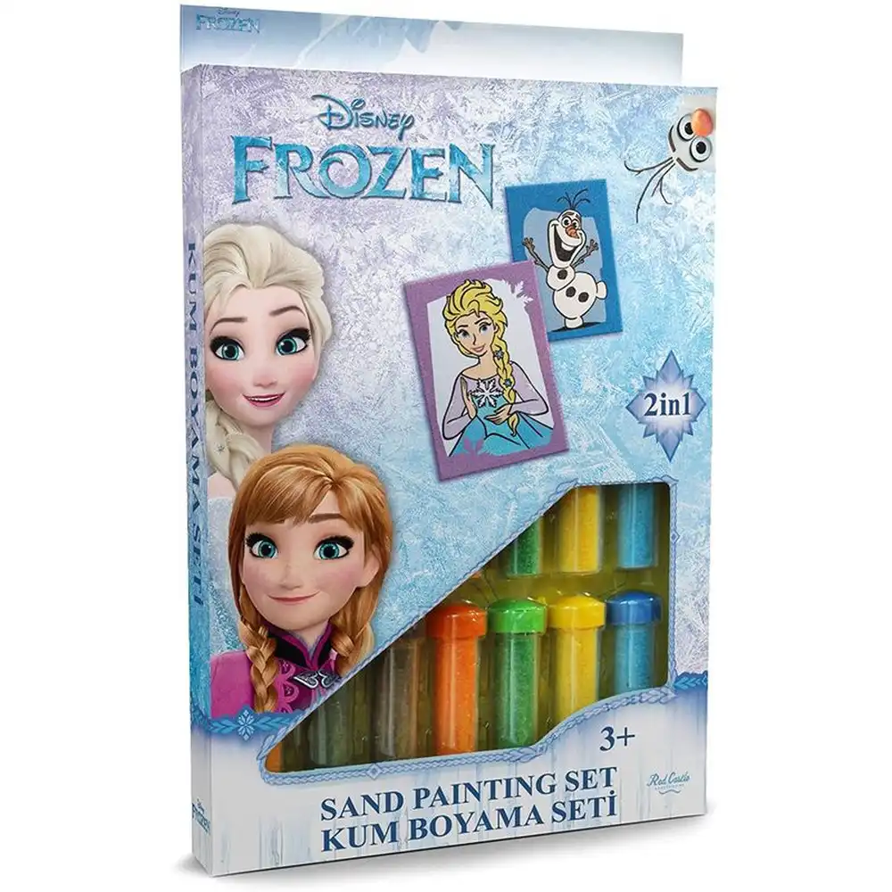 Red Castle Frozen Sand Painting Set 2 Cards - DS-16