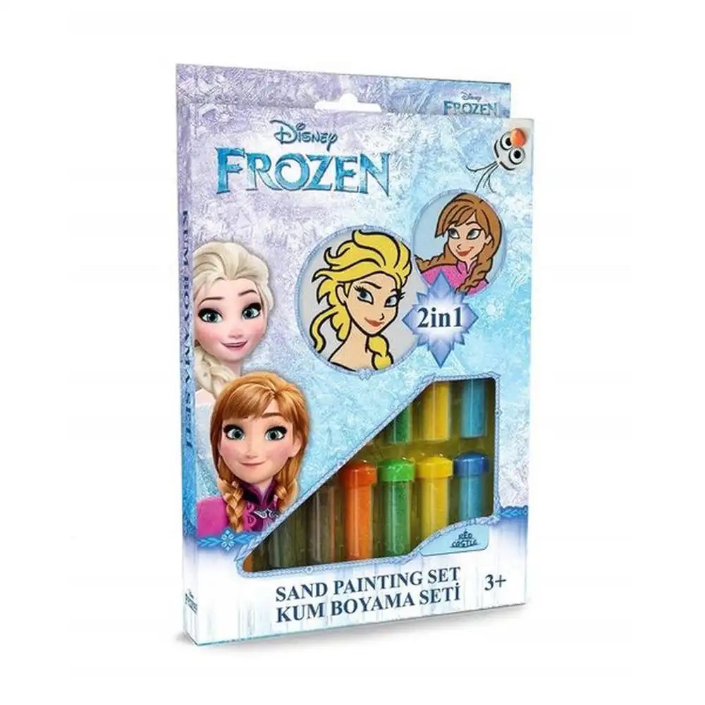Red Castle Frozen Sand Painting Set 2 Cards - DS-31