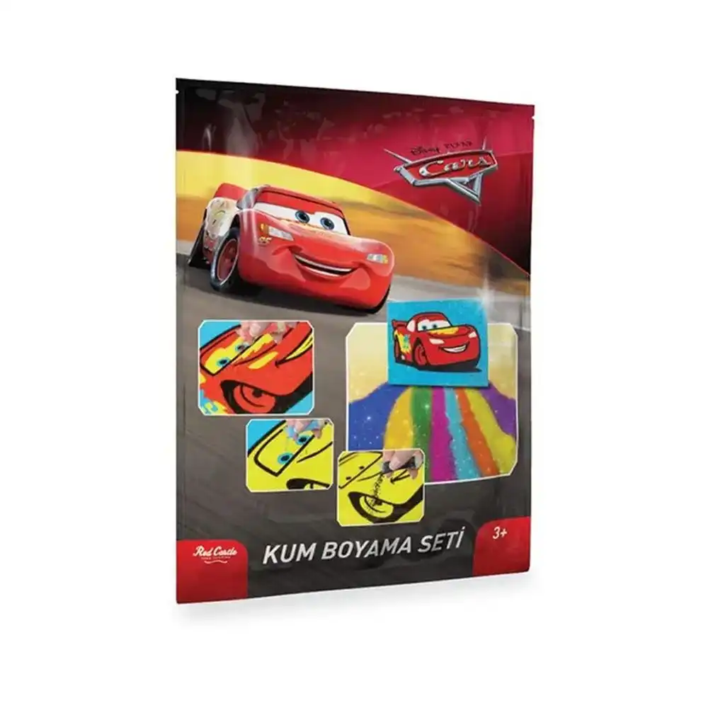 Red Castle Painting Cars With Sand 15 Pieces - PKB-102