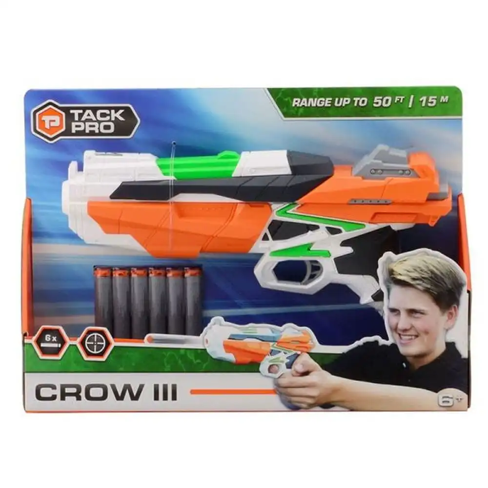 Tack Pro - Crow III Gun With 6 Darts 15m - 31004