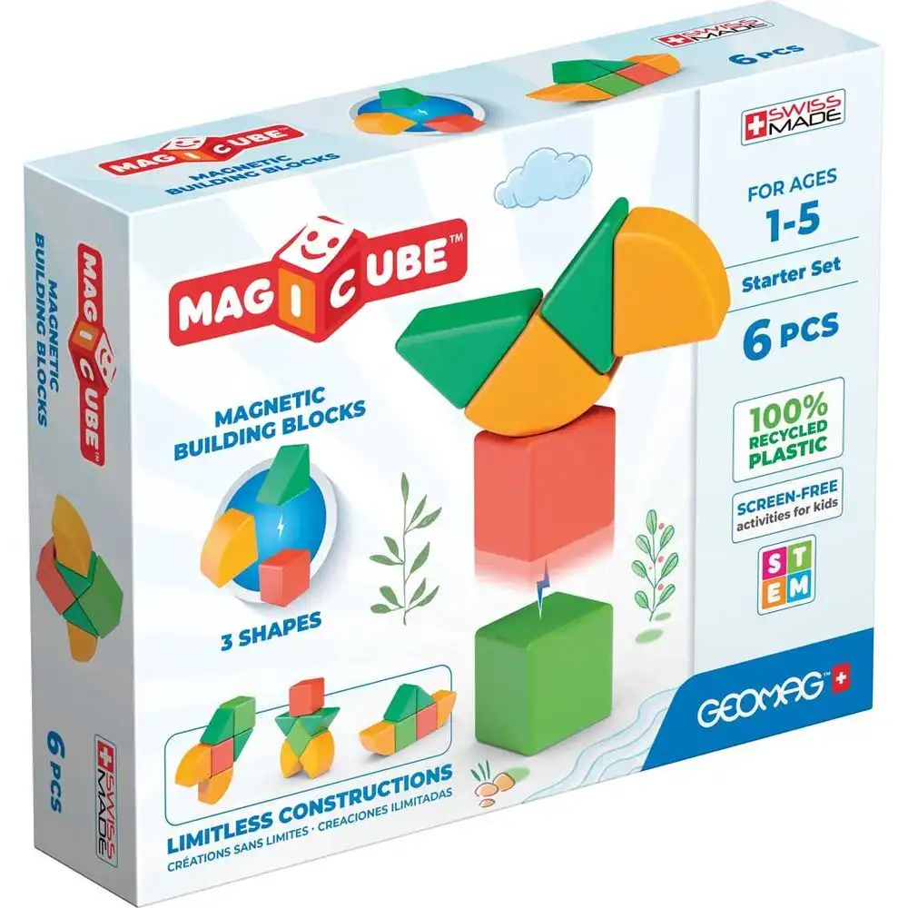 Geomag - Magnetic Building Blocks Starter Set 6 Pieces - 207