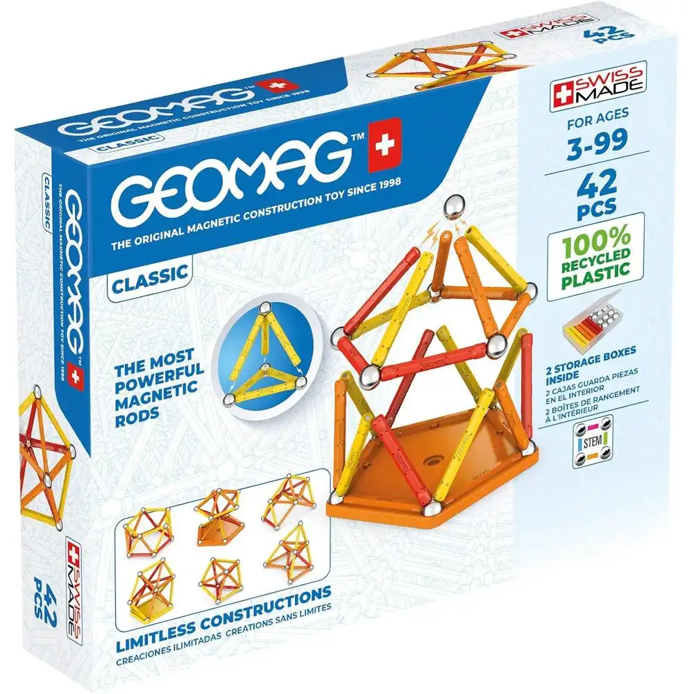 Geomag - Educational Classic Magnetic Rods 42 Pieces - 271