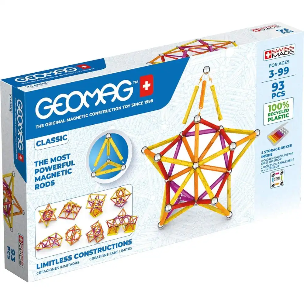 Geomag - Educational Classic Magnetic Rods 93 Pieces - 273