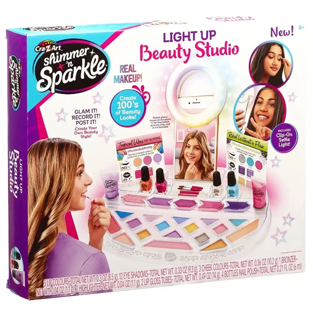 AMAZING　NIGHT グッズ　8個 Cra-Z-Art Shimmer 'n Sparkle 8-in-1 Lite-Up Designer Nail