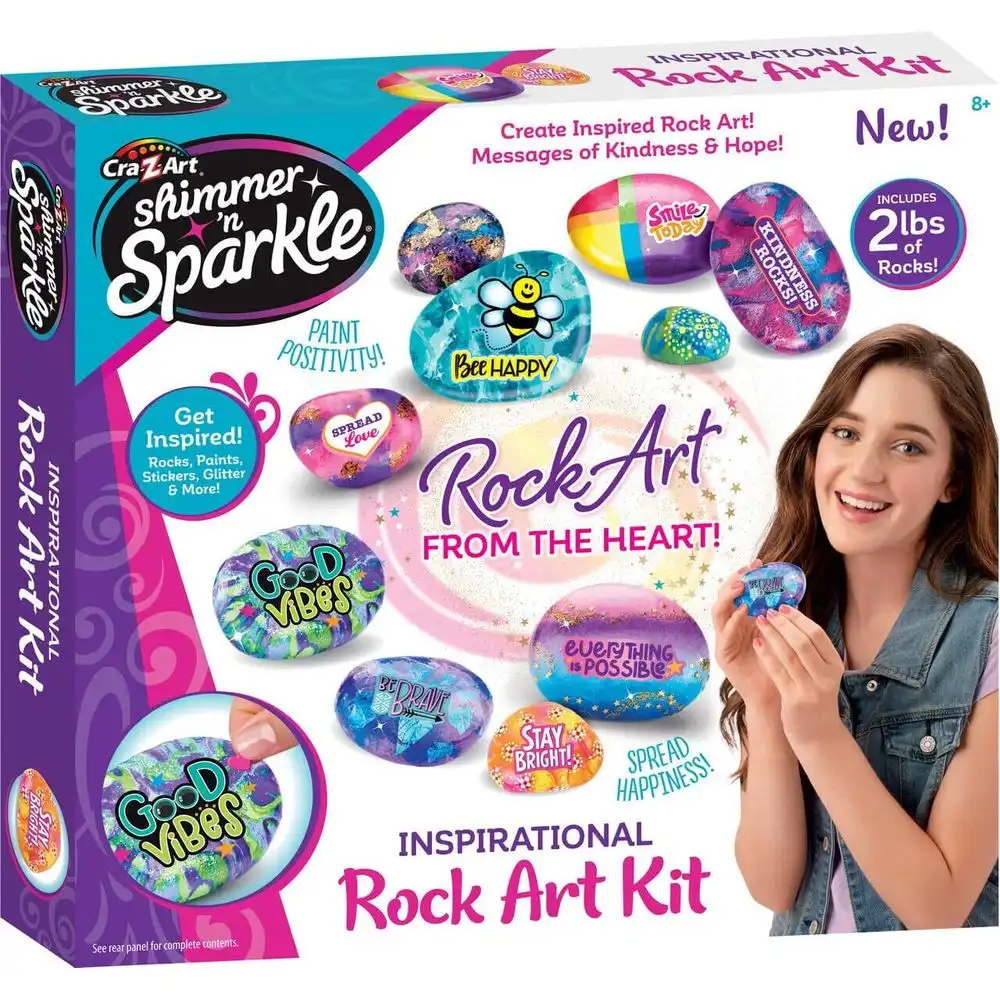 CraZArt - Shimmer In Sparkle Inspiring Rock Art - 65520INT