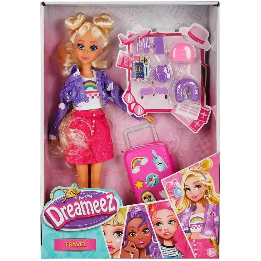 FunVille - Dreameez Travel Doll with Accessories - 81028