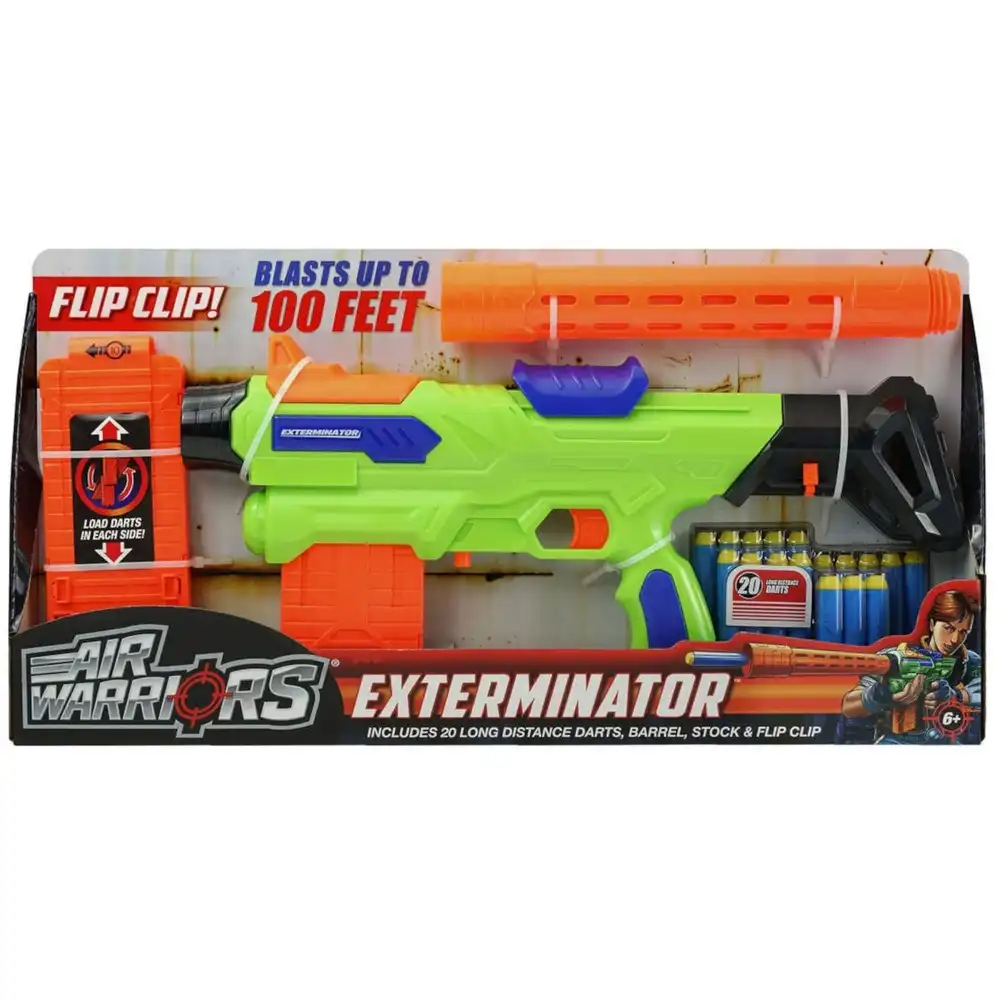 Air Warriors Exterminator Dart Gun with 20 Bullets - 44105