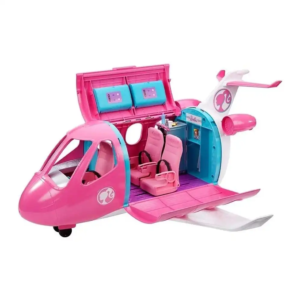 Mattel - Barbie Dreamplane Airplane Playset With Puppy & Accessories - GDG76