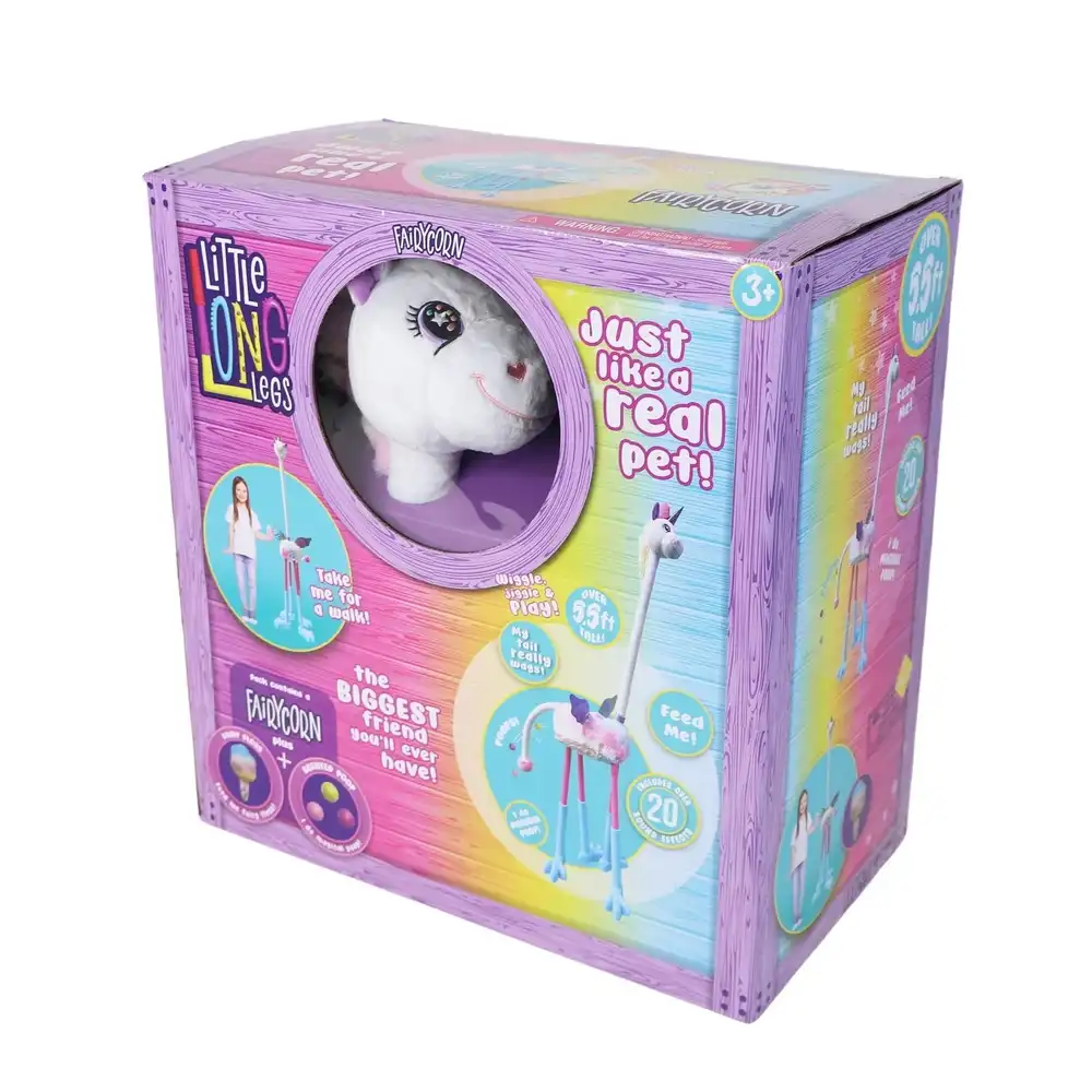 Little Long Legs Fairycorn 5.5ft Tall Plush Unicorn - HUN1837