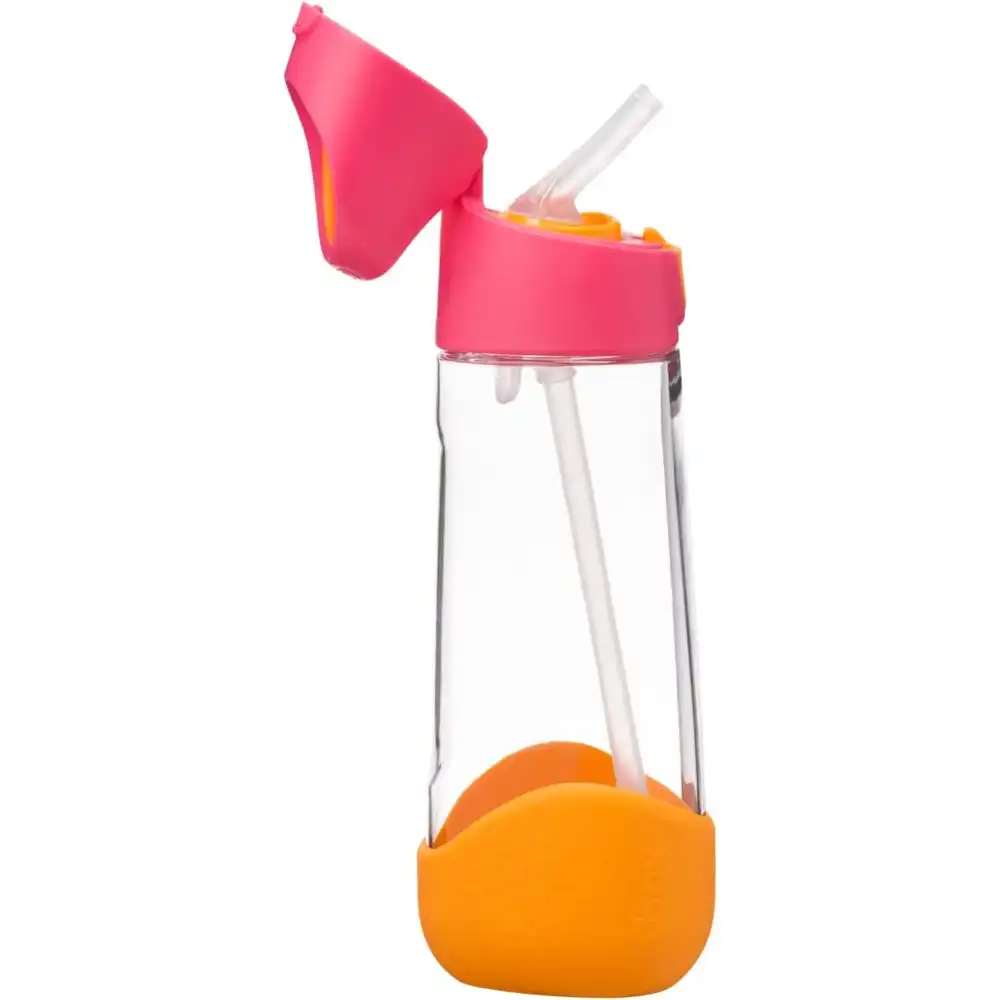 B.Box - Tritan Drink Bottle 600ML With Flip Top Lid - Pink - 221