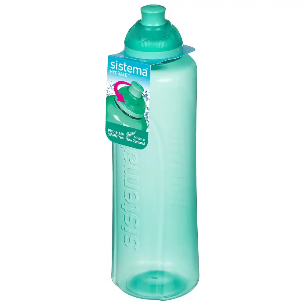 Sistema - Twist ‘N’ Sip Hydrate Bottle 480 ML - Green - 2504