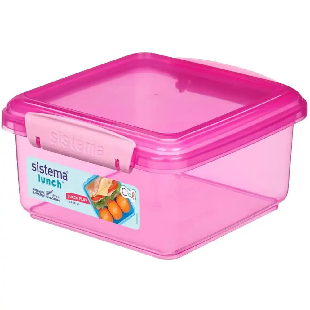Sistema - Lunch Plus Box 1.2 Litre - Pink - 3571