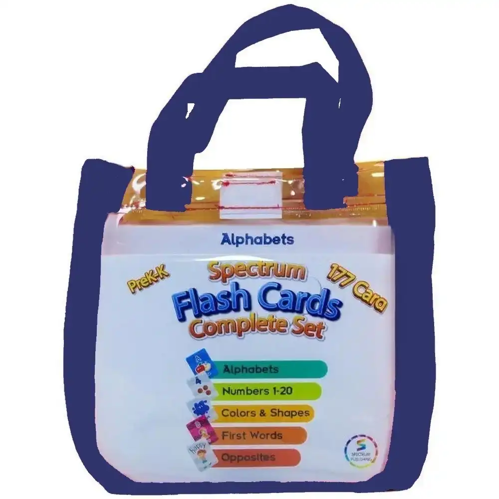 Spectrum Flash Cards Complete Set 177 Card - Purple - FC827